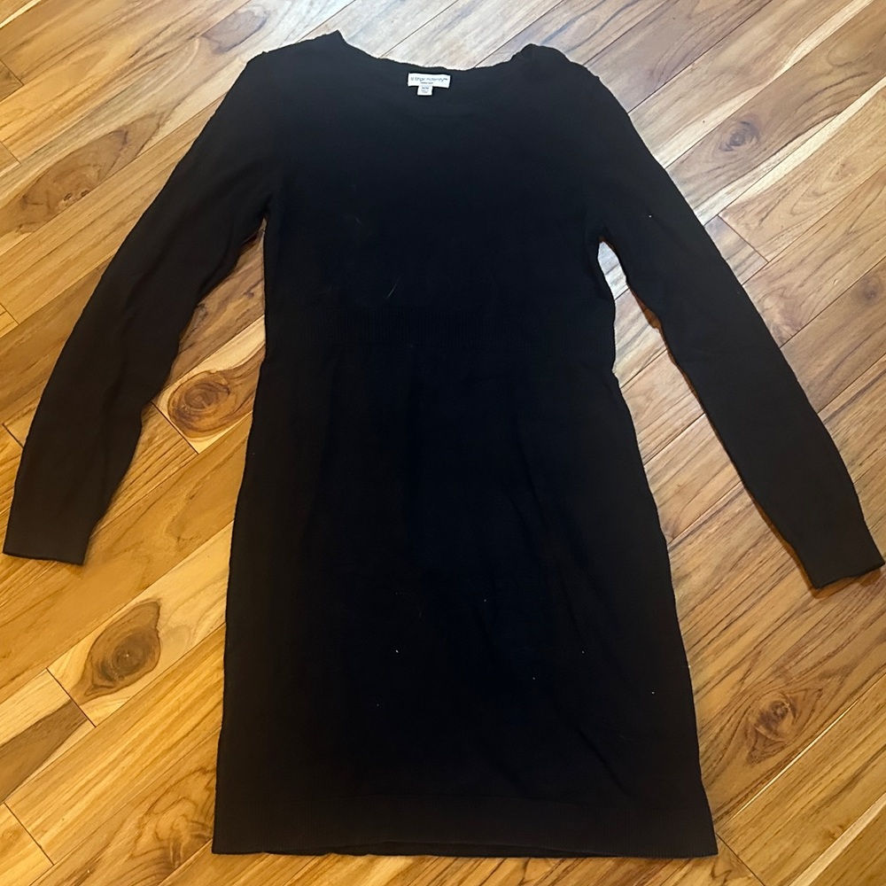 Liz Lange Black Long Sleeve Dress